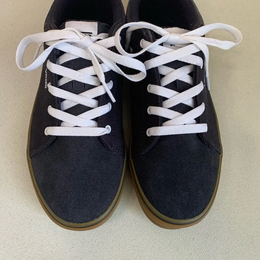 Vans Club Old Skool Shoes Kids 6 Navy White Lace Up Skater Sneaker Summer - Picture 4 of 12